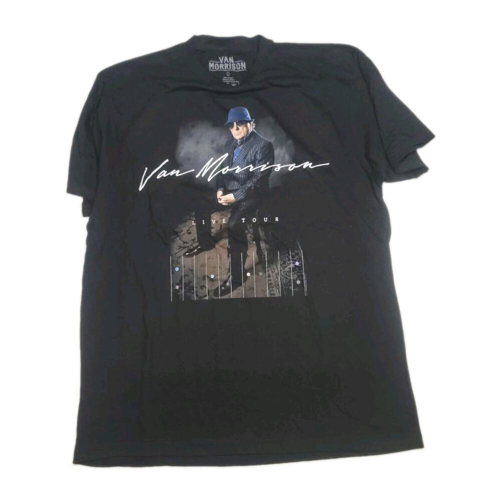 New Van Morrison 2021/2022 American Tour Concert T-SHIRT Men's Size L